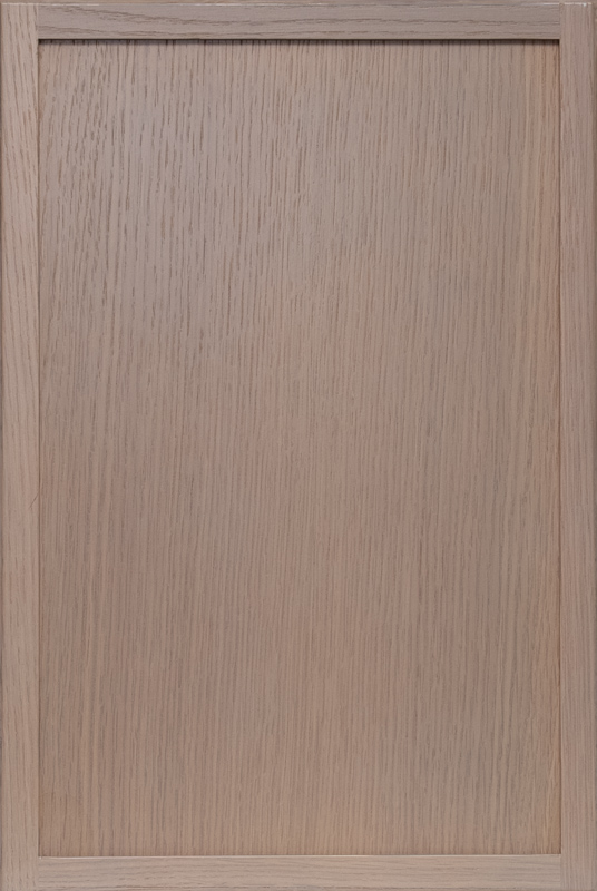 Global Slim Karamel slim shaker-style cabinet door with warm light-brown wood finish and recessed center panel