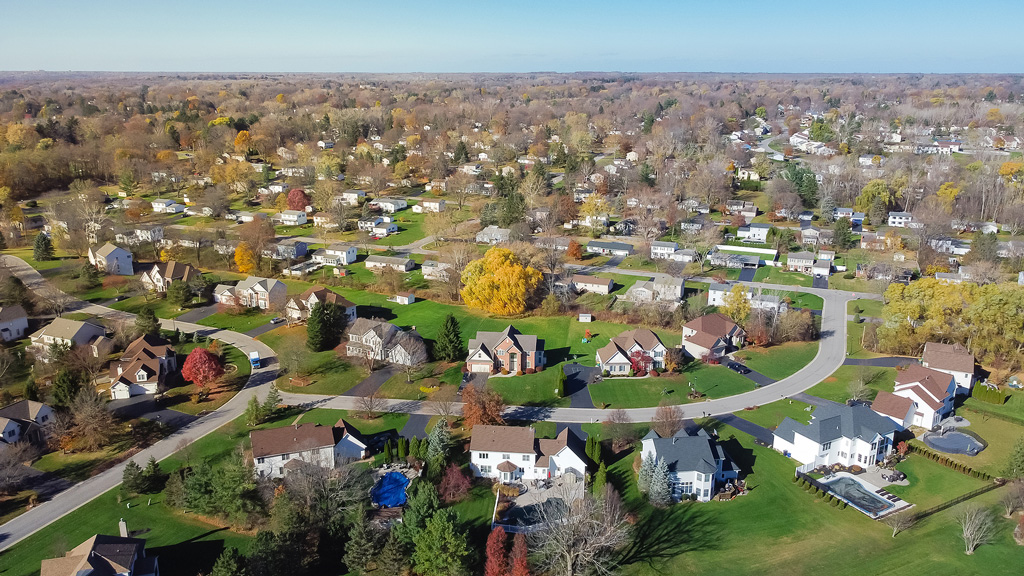 Custom Homes in Large Neighborhood Development